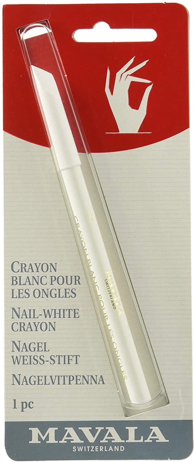 Matita bianca Mavala per effetto french manicure