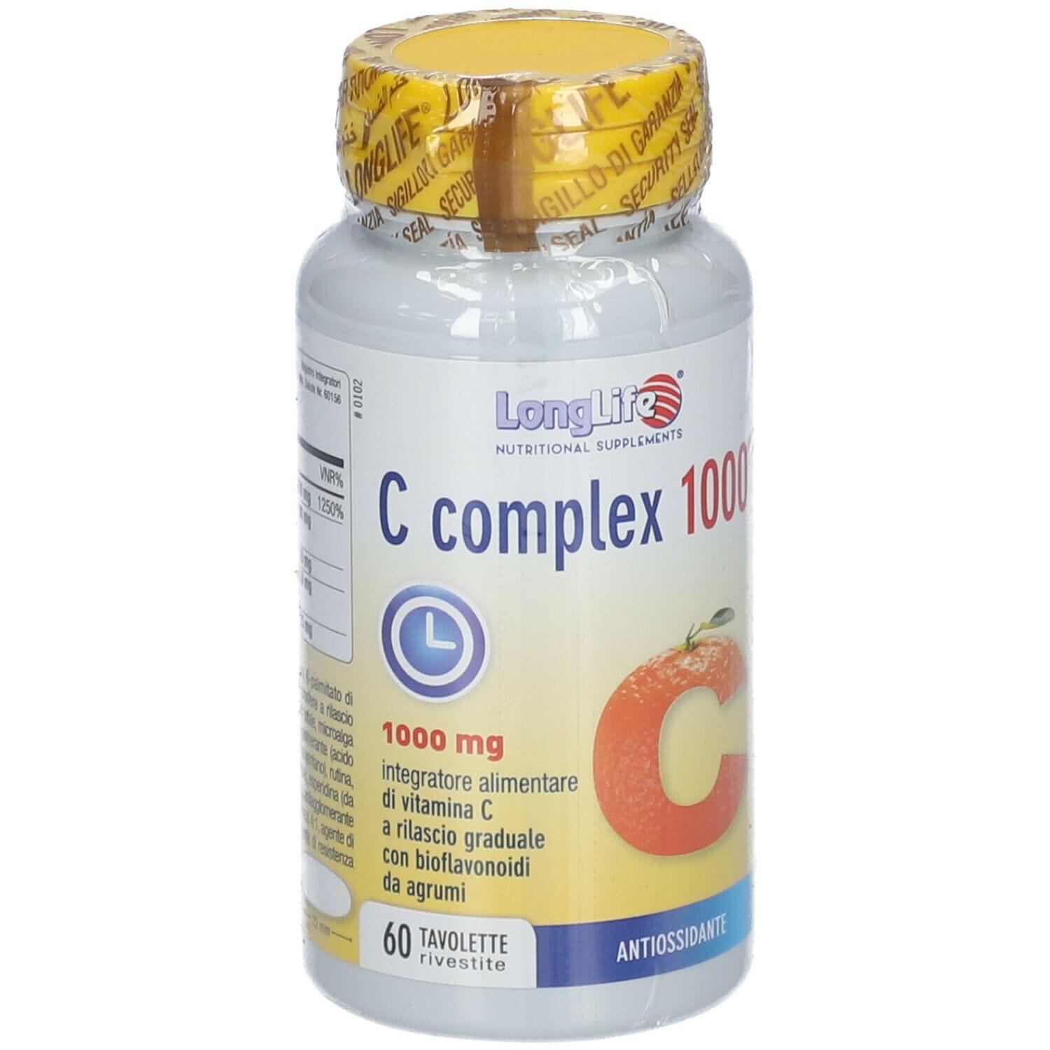 LONGLIFE C COMPLEX 1000 60 TAVOLETTE RIVESTITE SENZA GLUTINE