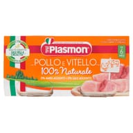 PLASMON OMOGENEIZZATO VITELLO POLLO 80 G X 2 PEZZI
