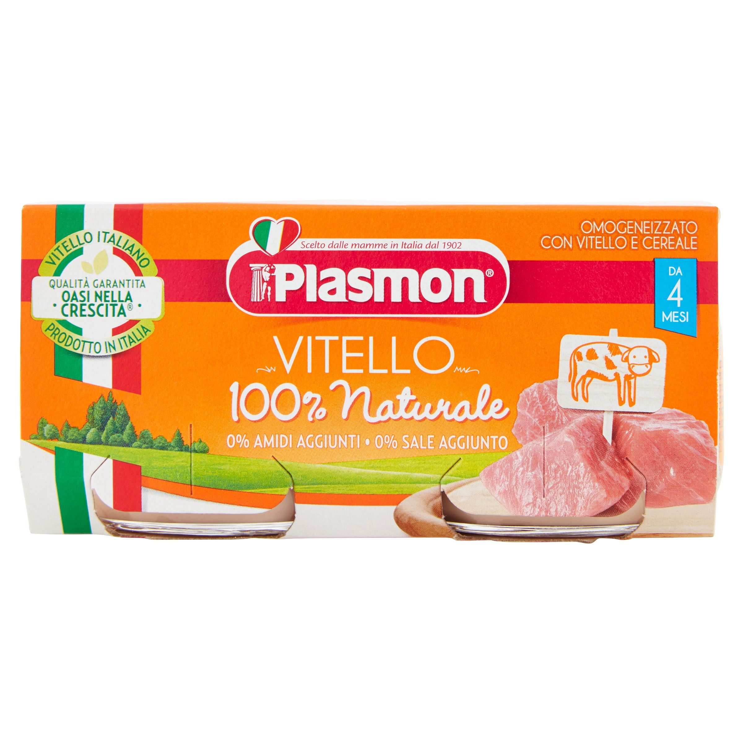 Plasmon Omogeneizzato Vitello 80 G X 2 Pezzi