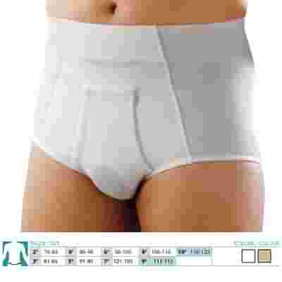 ORIONE 316 CINTOSLIP ERNIARIO UOMO APERTO CON PELOTTE BIANCO 3