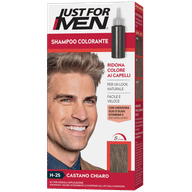 Shampoo colorante Just for Men H25 castano chiaro uomo