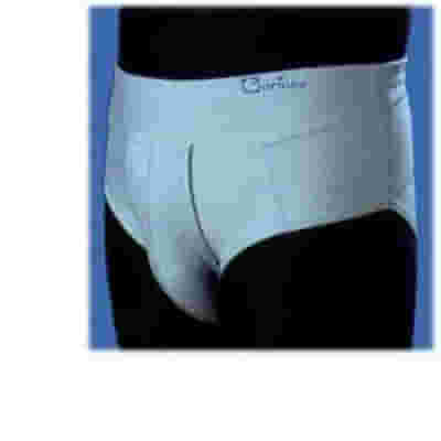 ORIONE 515 CINTOSLIP ERNIARIO UOMO APERTO CON PELOTTE IN COTONE BIANCO 3