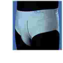 ORIONE 515 CINTOSLIP ERNIARIO UOMO APERTO CON PELOTTE IN COTONE BIANCO 4