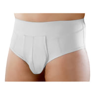 ORIONE 515 CINTOSLIP ERNIARIO UOMO APERTO CON PELOTTE IN COTONE BIANCO 6
