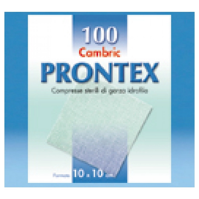 Garza Prontex Cambric 10 X10 Cm 100 Pezzi
