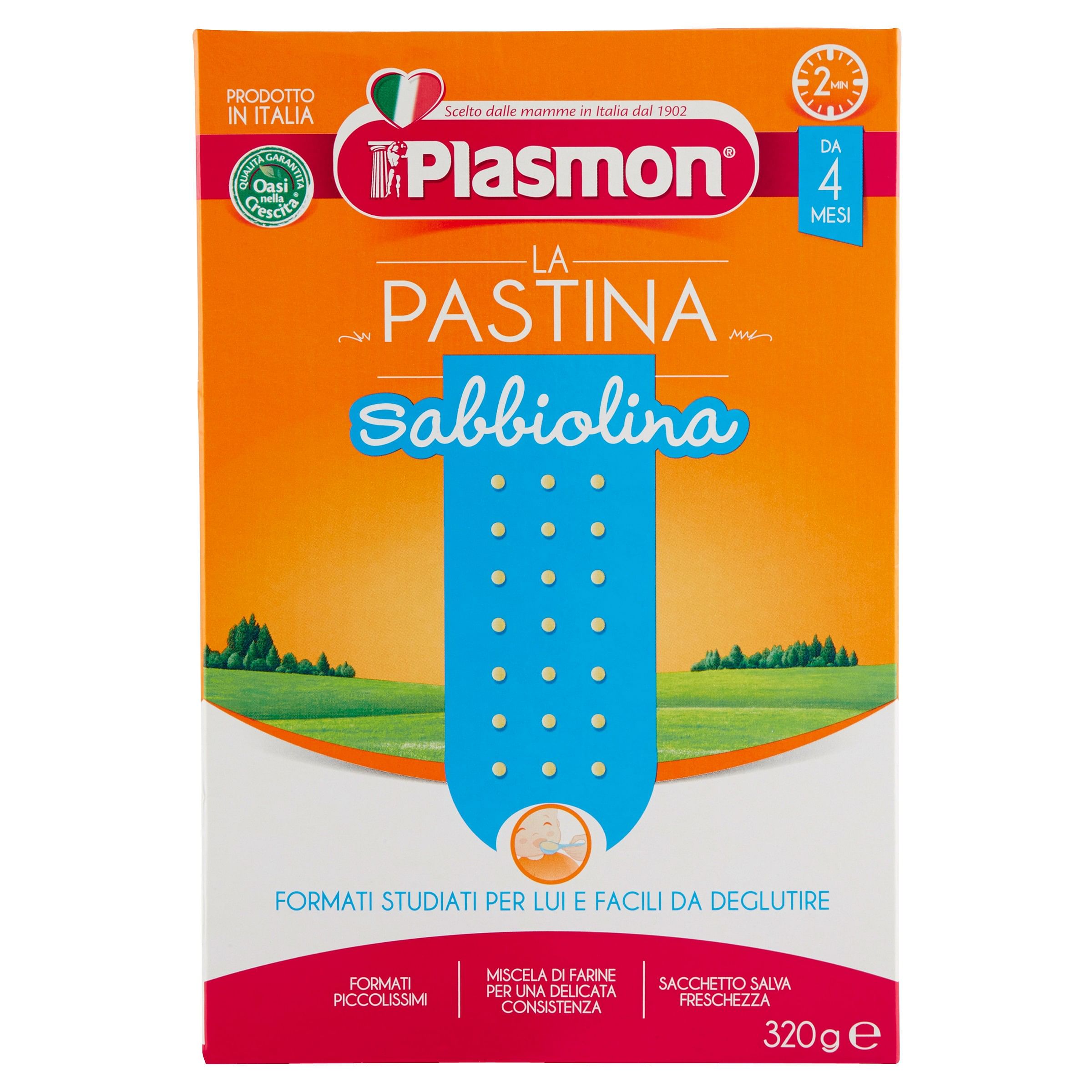 Plasmon Primi Mesi Sabbiolina 320 G 1 Pezzo