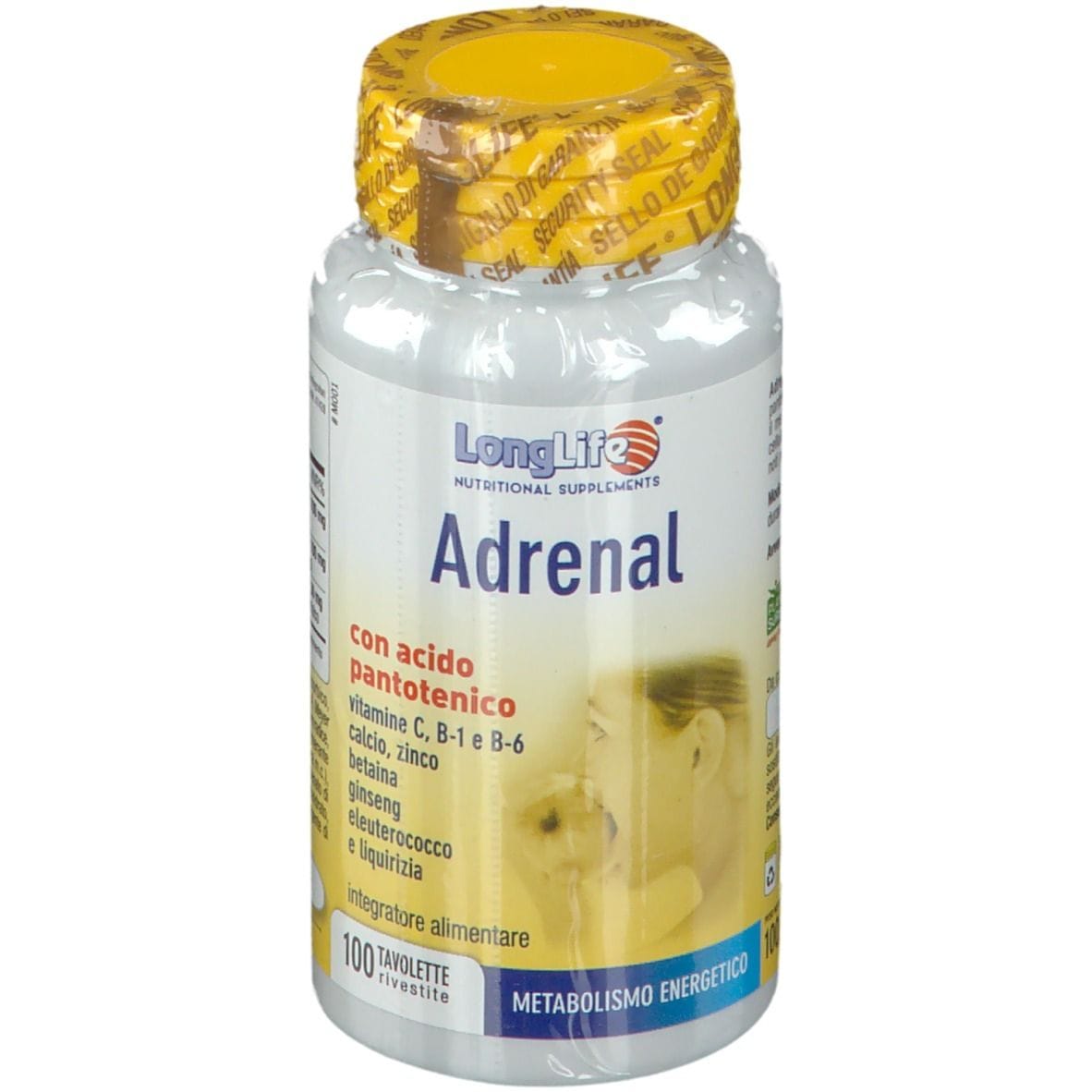 LONGLIFE ADRENAL 100 TAVOLETTE MASTICABILI RIVESTITE