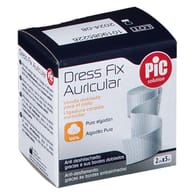 BENDA ORLATA GARZATA IN COTONE 100% AURICOLARE PIC CON TRAM A MOLTO FITTA MORBIDA E IDROFILA IN ASTUCCIO MISURA 500X2CM DRESSFIX