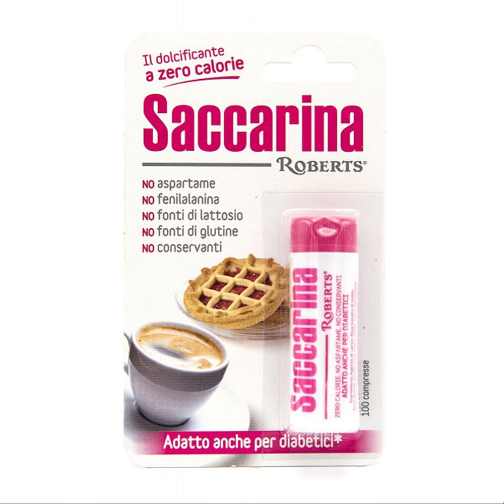 Saccarina Roberts 100 Compresse Da 30 Mg