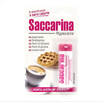 SACCARINA ROBERTS 100 COMPRESSE DA 30 MG SACCARINA ROBERTS 100 COMPRESSE DA 30 MG
