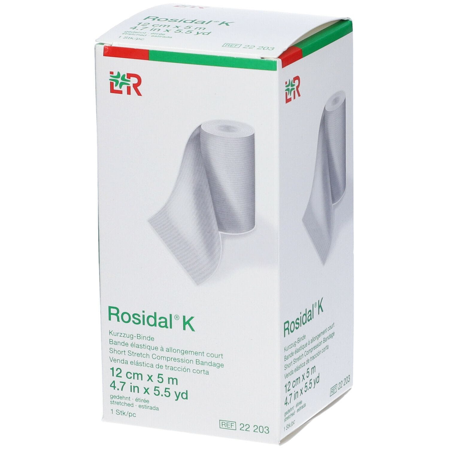 Benda Elastica Rosidal K 12x500cm a Compressione Pesante
