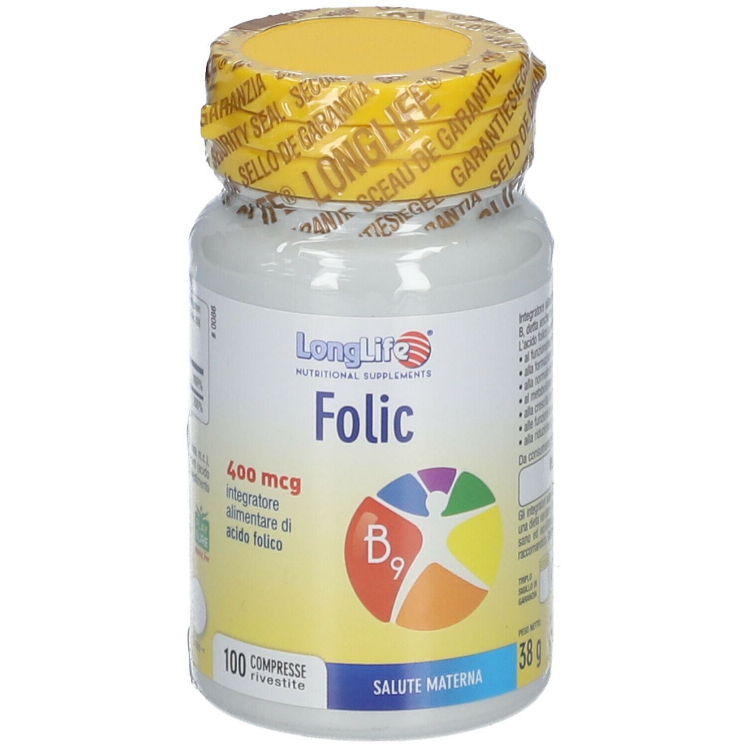 Longlife Folic 400 Mcg 100 Compresse