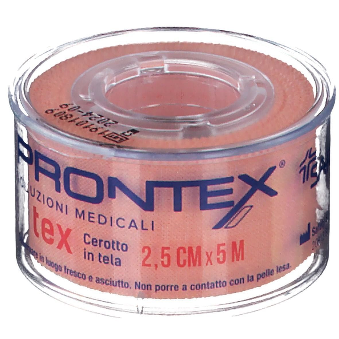 Cerotto in tela Prontex Tex 5m x 2,5cm ipoallergenico