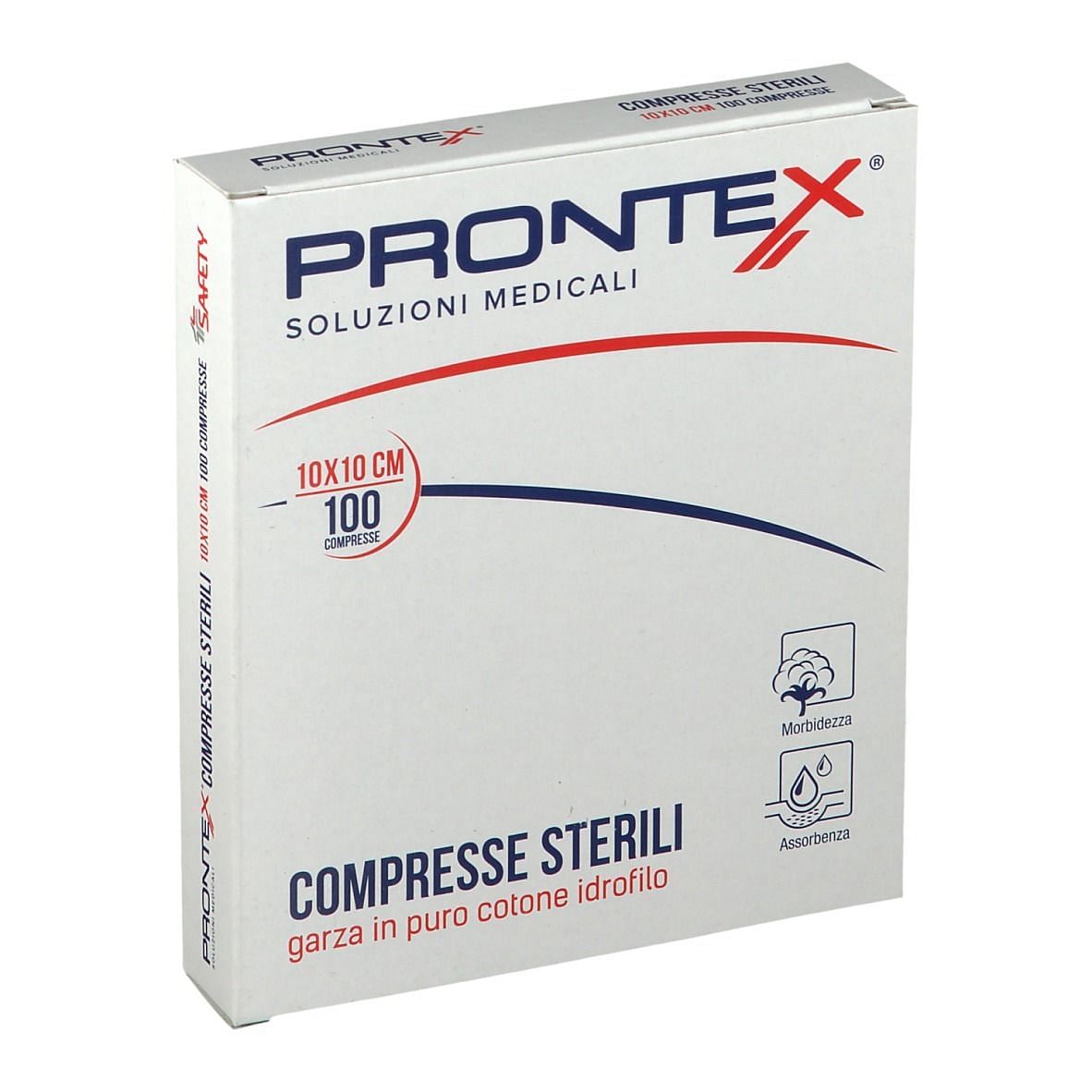 Prontex Garza Compressa 12/8 10 X10 Cm 100 Pezzi