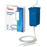 Enteroclisma da viaggio Klister 2 litri con cannula