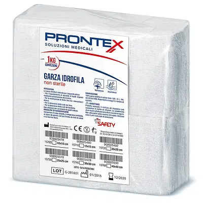 PRONTEX GARZA 40X40CM 1KG PRONTEX GARZA 40X40CM 1KG