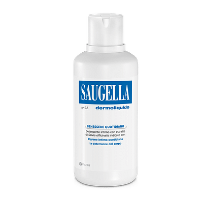 SAUGELLA DERMOLIQUIDO PH 3,5 DETERGENTE INTIMO BENESSERE QUOTIDIANO 500 ML