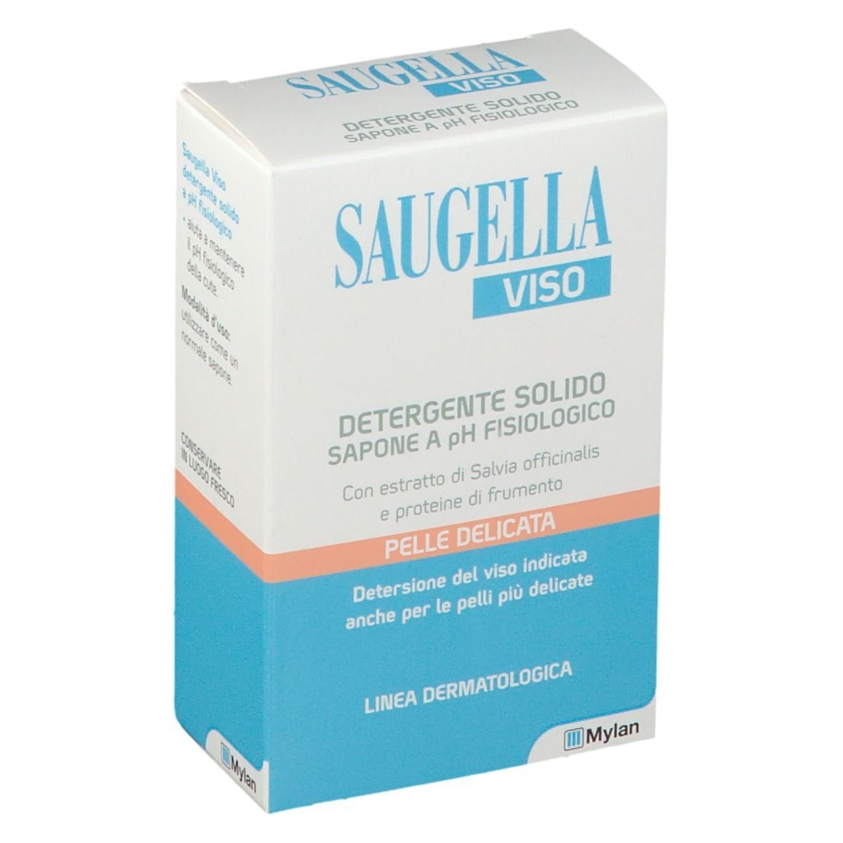 SAUGELLA VISO DETERGENTE SOLIDO SAPONE PH FISIOLOGICO PELLE DELICATA 100 G