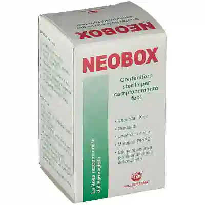 CONTENITORE PER FECI NEOBOX CAPIENZA 60ML