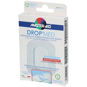 Medicazione Compressa Autoadesiva Dermoattiva Ipoallergenica Aerata Master Aid Drop Med 7 X5 5 Pezzi