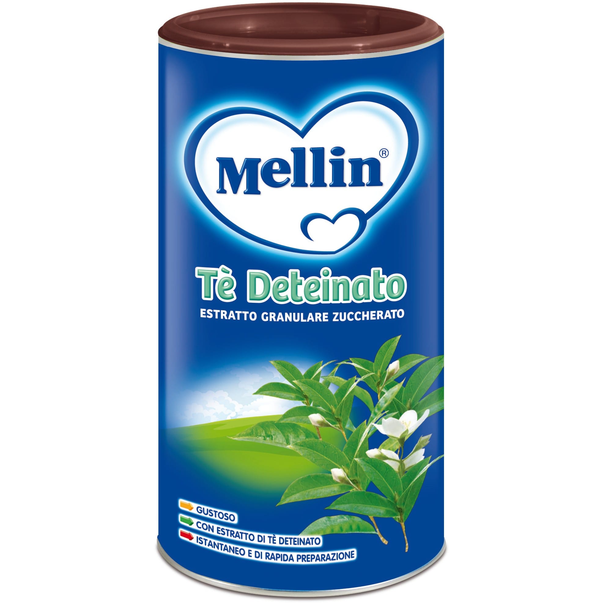 Tè Deteinato Mellin Granulare per Bambini, 200g