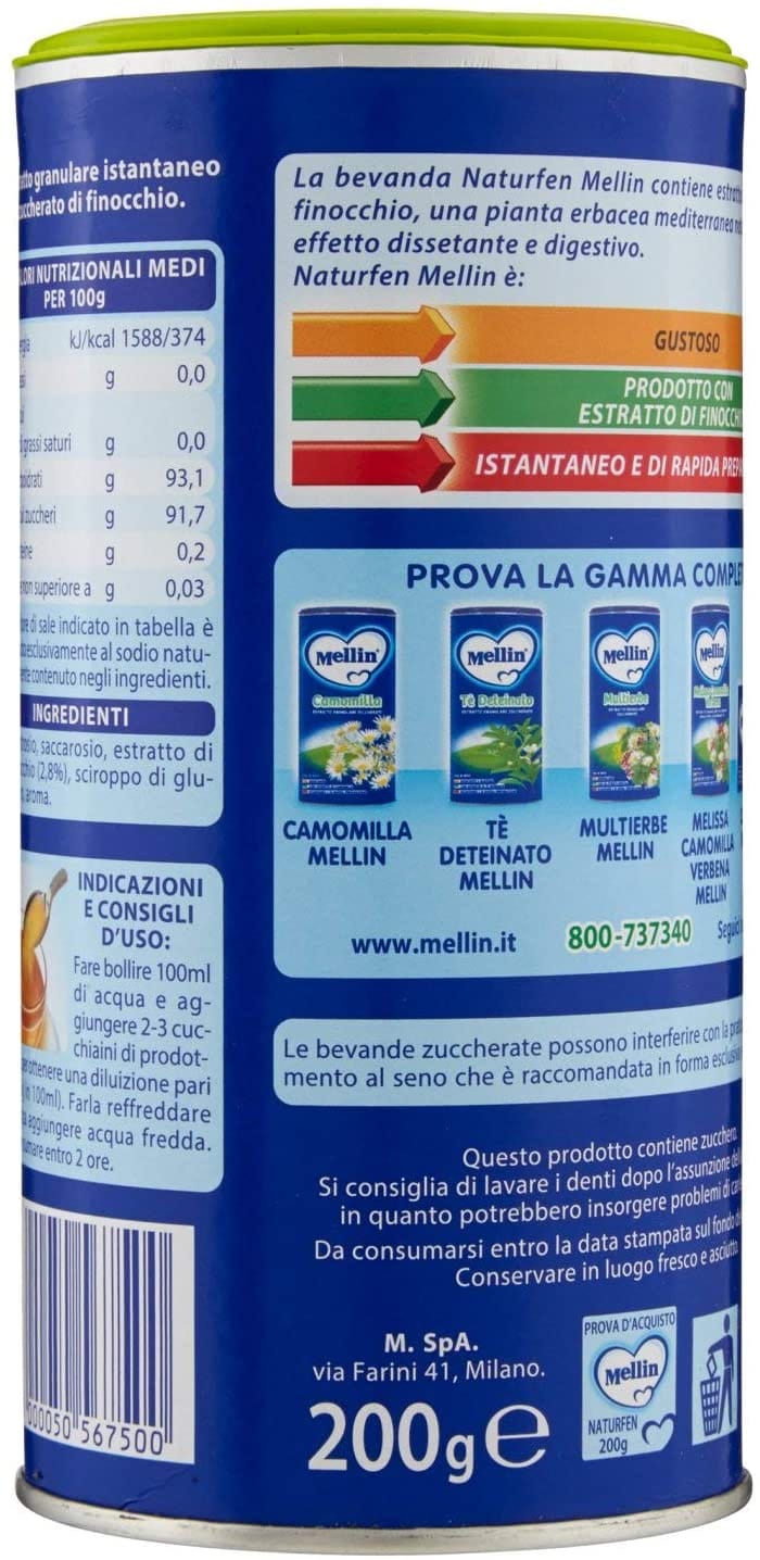 Naturfen Bevanda al Finocchio per il Benessere Digestivo 200g