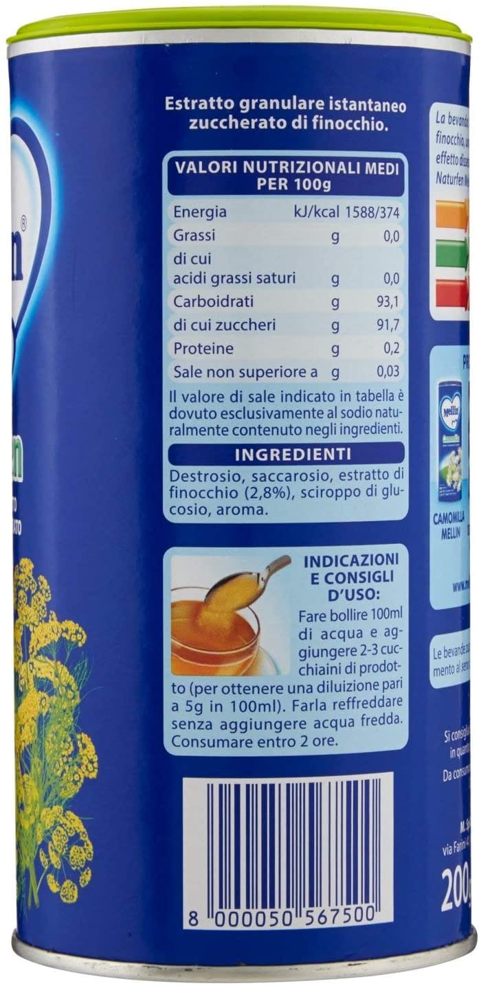 Naturfen Bevanda al Finocchio per il Benessere Digestivo 200g