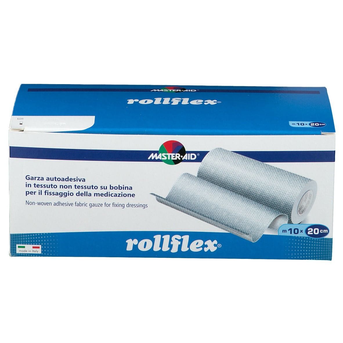 Garza autoadesiva Master-Aid Rollflex M ipoallergenica 10x20 cm