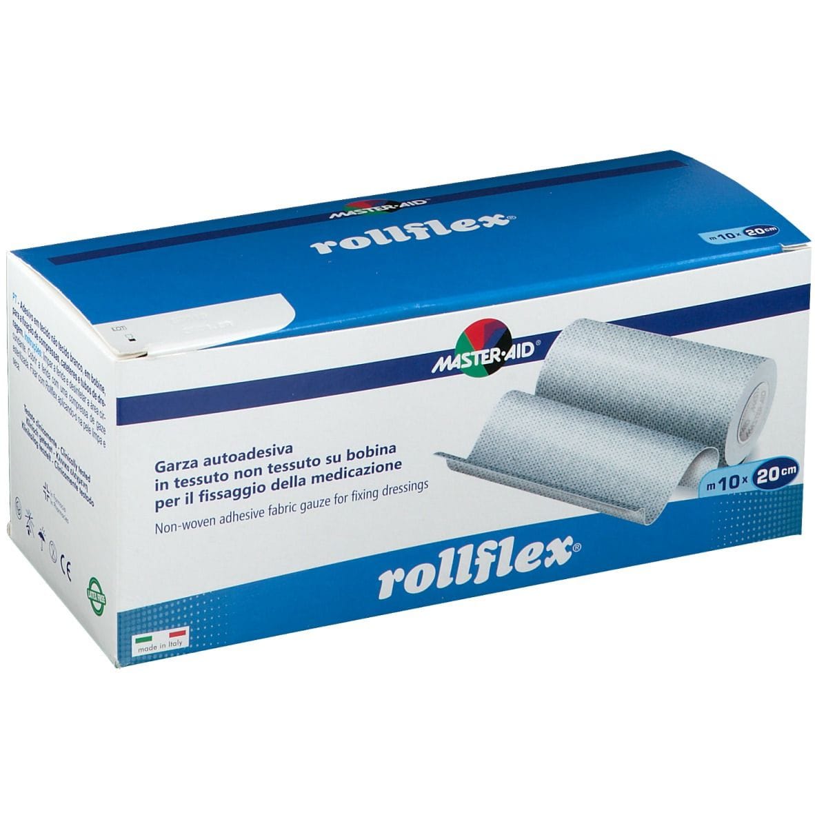 Garza autoadesiva Master-Aid Rollflex M ipoallergenica 10x20 cm