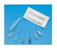 AGO IPODERMICO STERILE GAUGE23 PER 1 POLLICE. CONO LUER. CONFEZIONATO SINGOLARMENTE IN BLISTER. SCATOLA 100 PEZZI