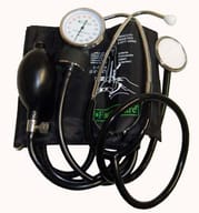 SFIGMOMANOMETRO ANEROIDE SENZA FONENDOSCOPIO BRACCIALE CON VELCRO