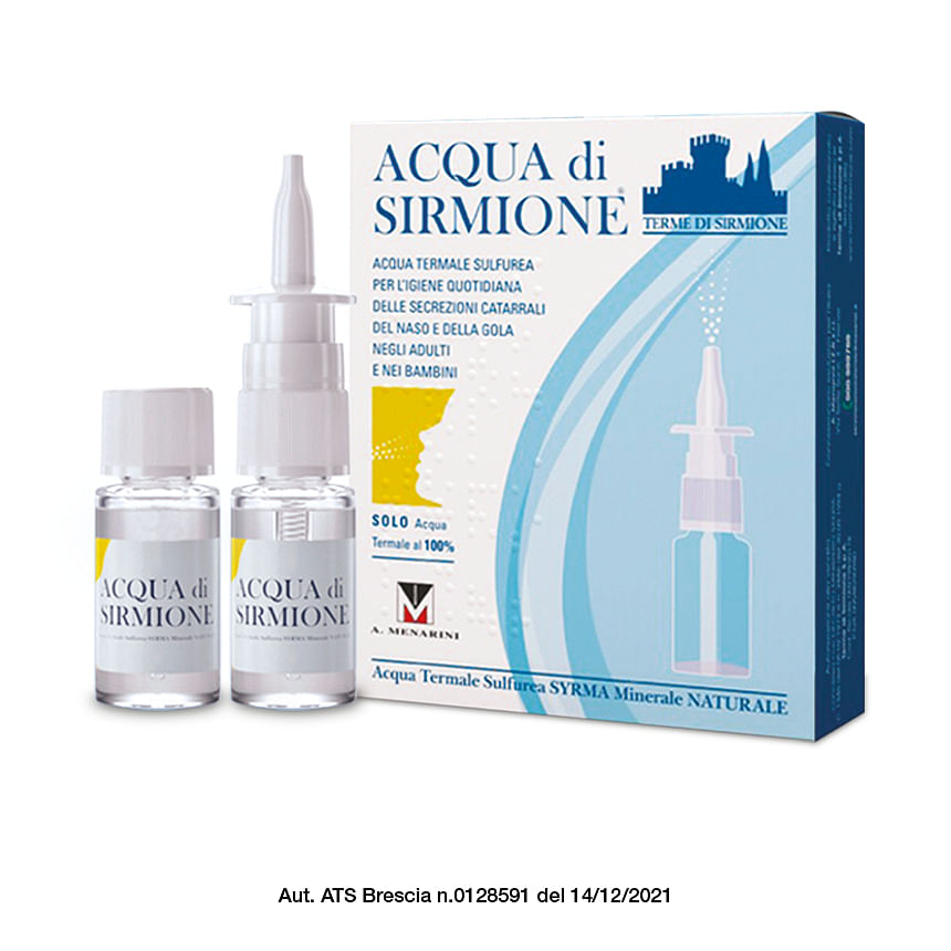 Acqua Sirmione Minerale Naturale 6 Fiale 15 Ml