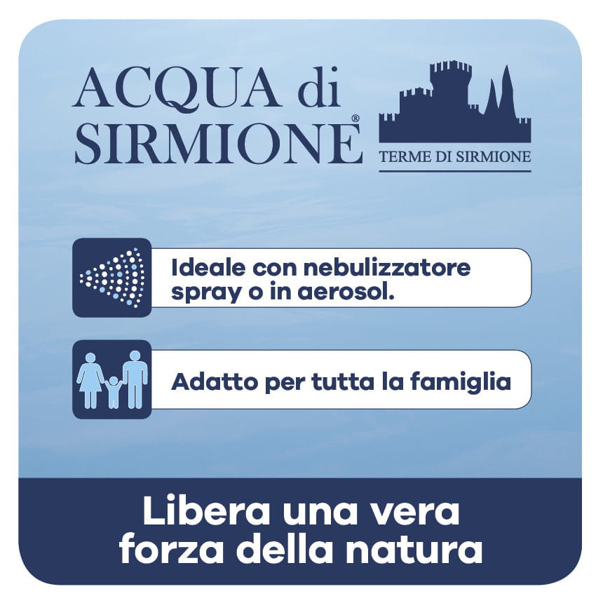 ACQUA SIRMIONE MINERALE NATURALE 6 FIALE 15 ML