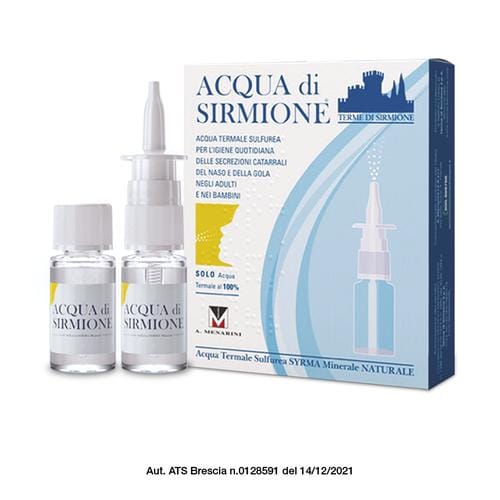 ACQUA SIRMIONE MINERALE NATURALE 6 FIALE 15 ML