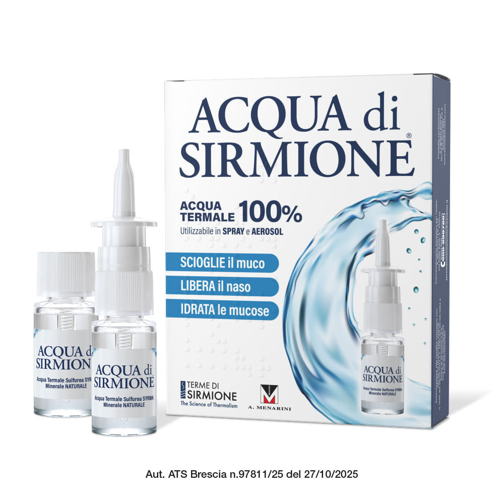 ACQUA SIRMIONE MINERALE NATURALE 6 FIALE 15 ML