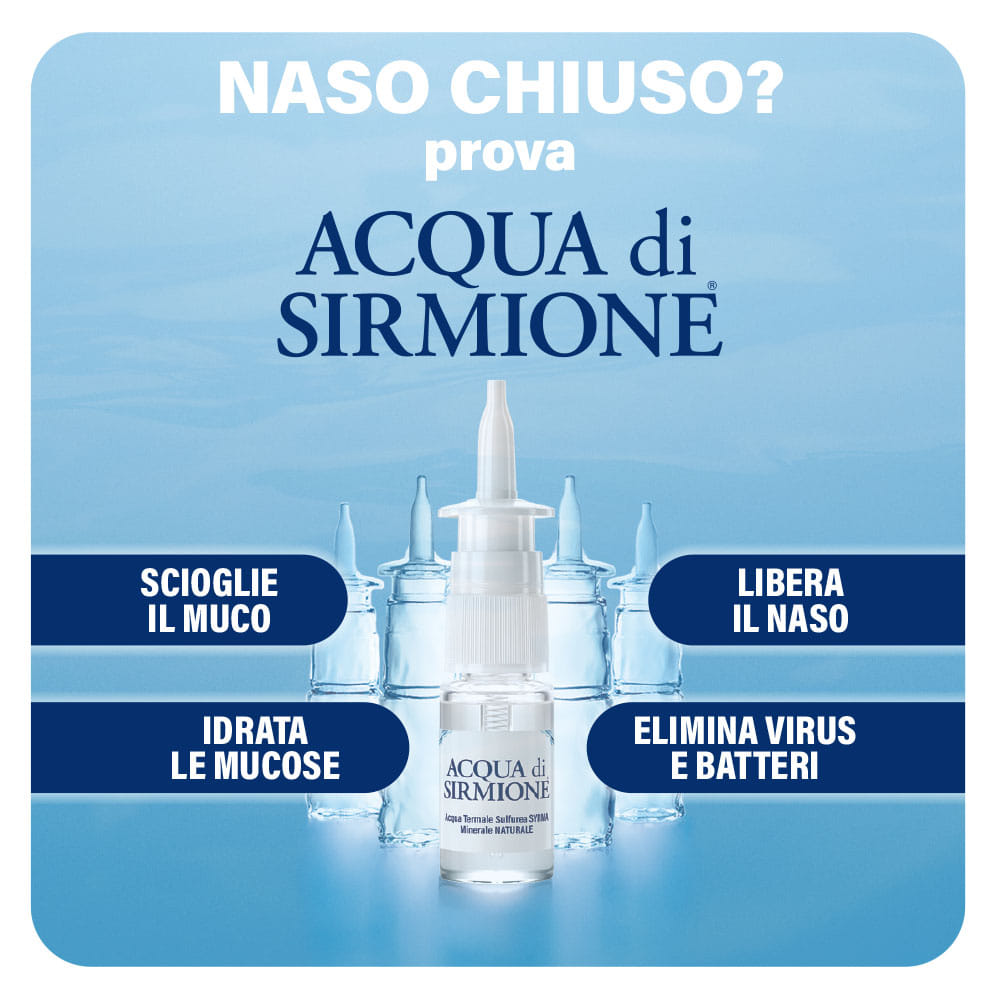 ACQUA SIRMIONE MINERALE NATURALE 6 FIALE 15 ML