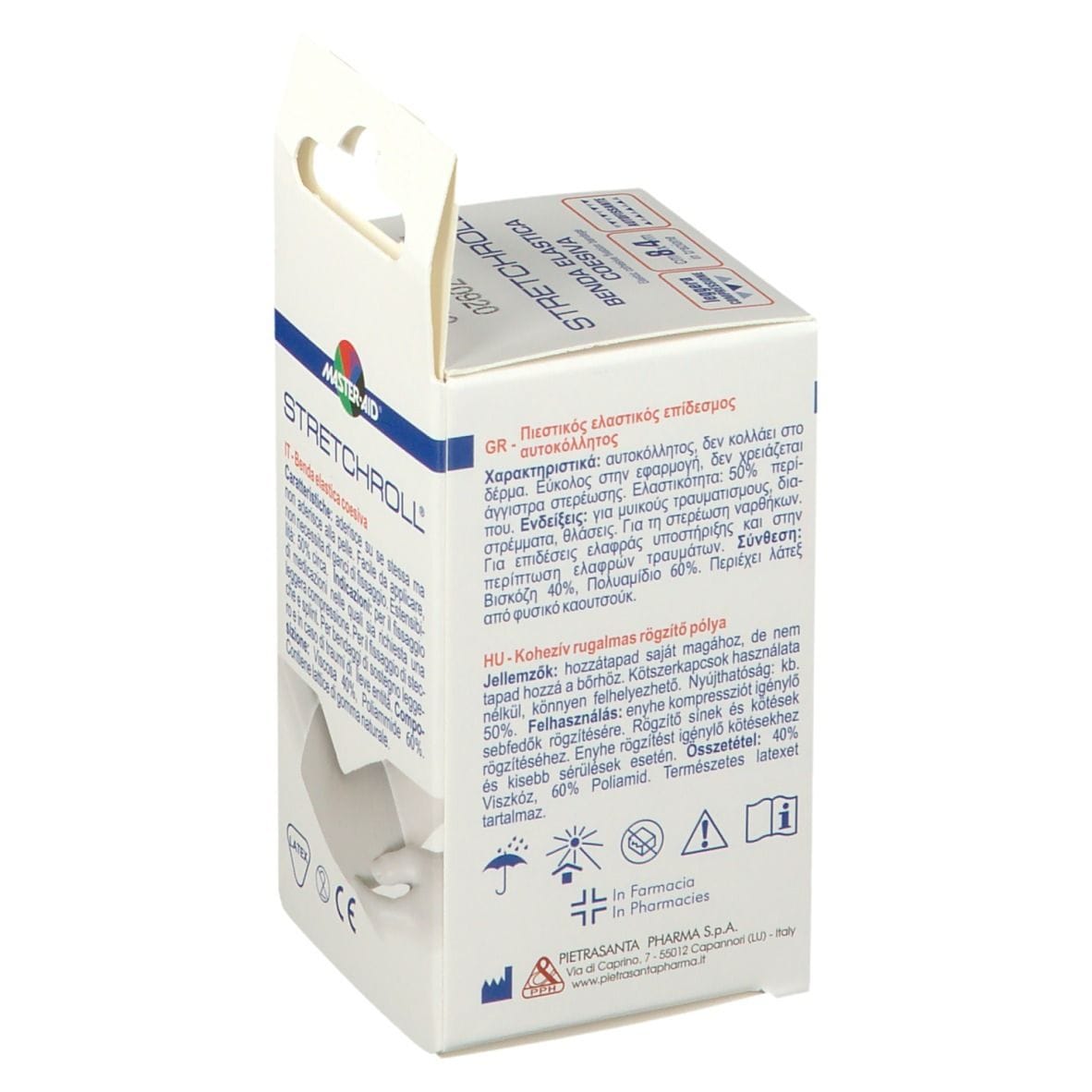 Benda Elastica Master-Aid Stretchroll autobloccante 8x4