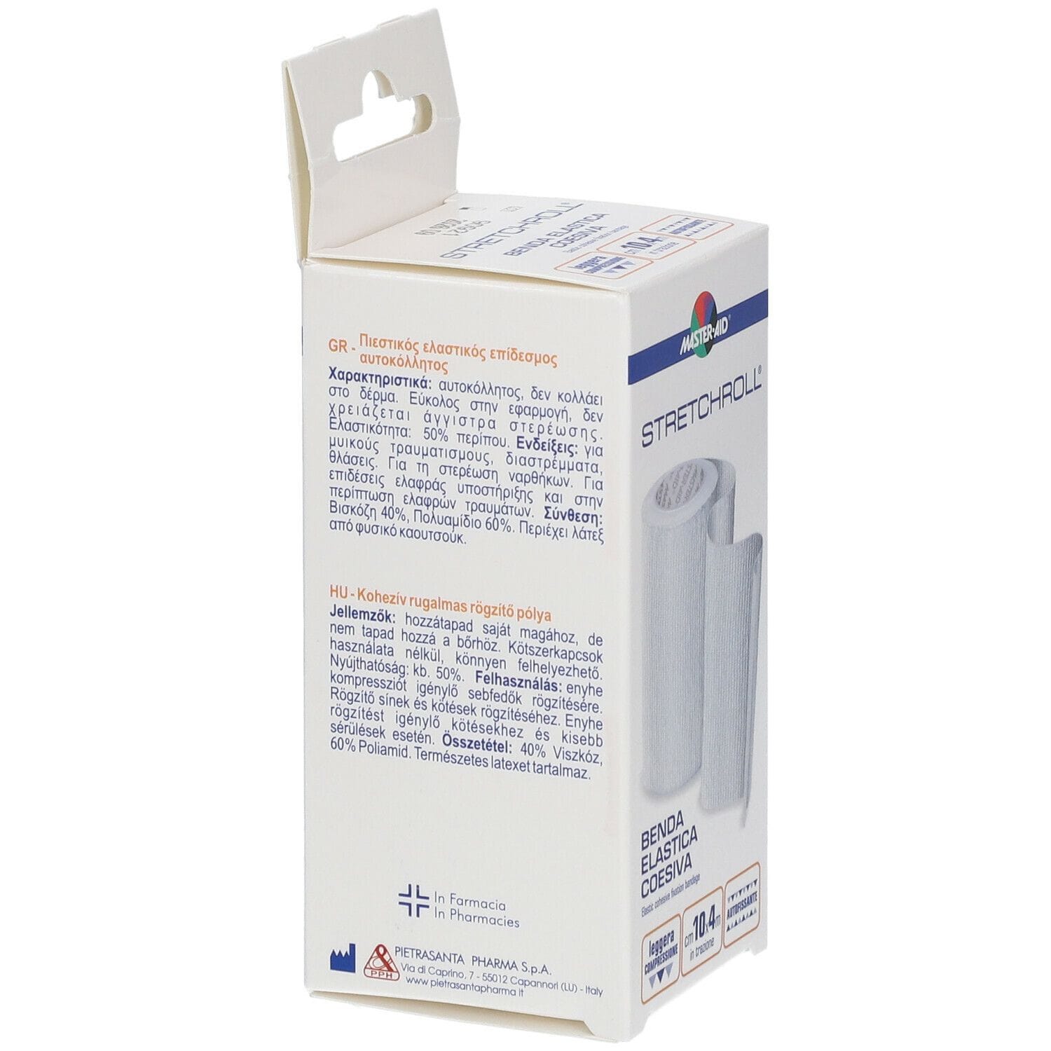 Benda Elastica Autobloccante Master-Aid Stretchroll 10x4