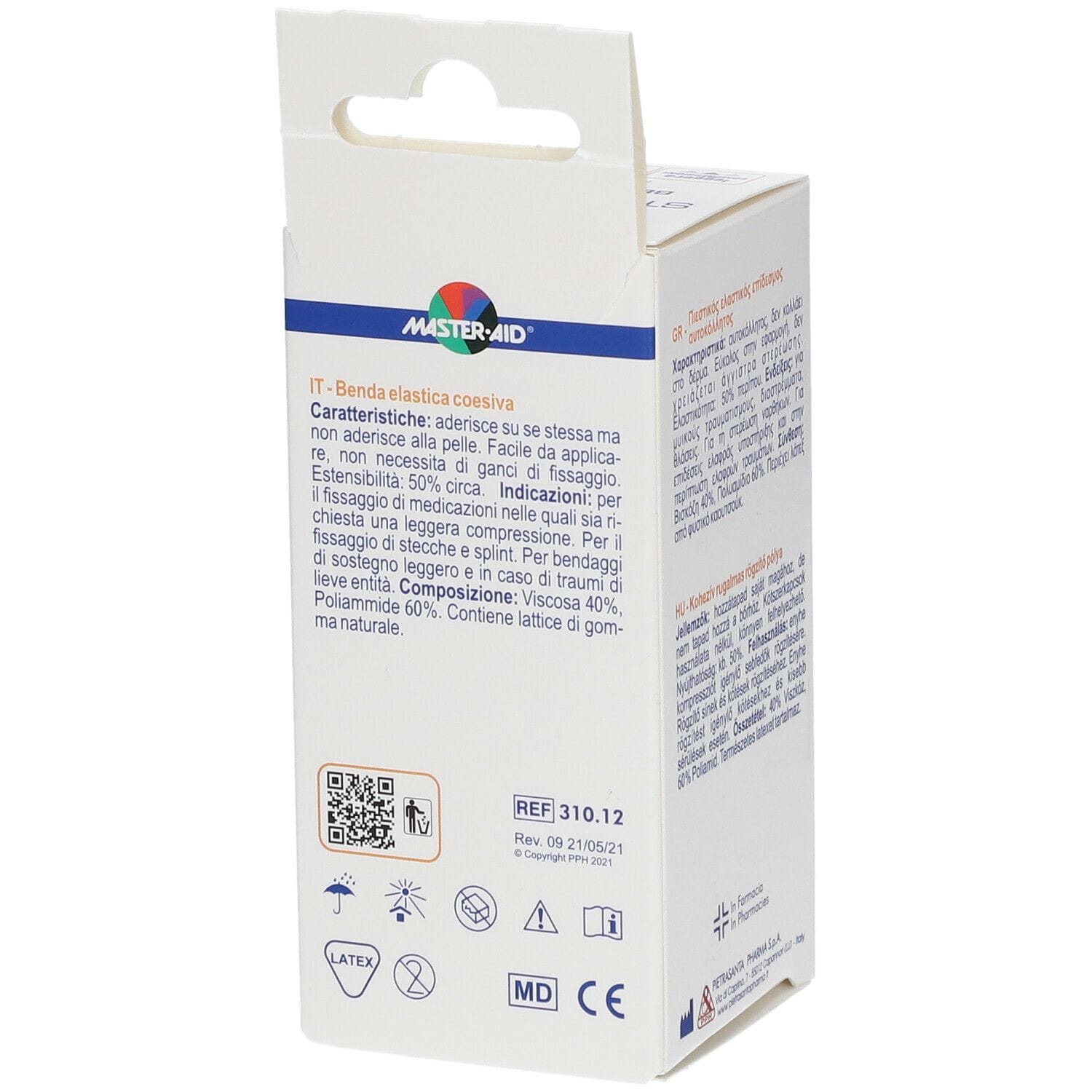 Benda Elastica Autobloccante Master-Aid Stretchroll 10x4