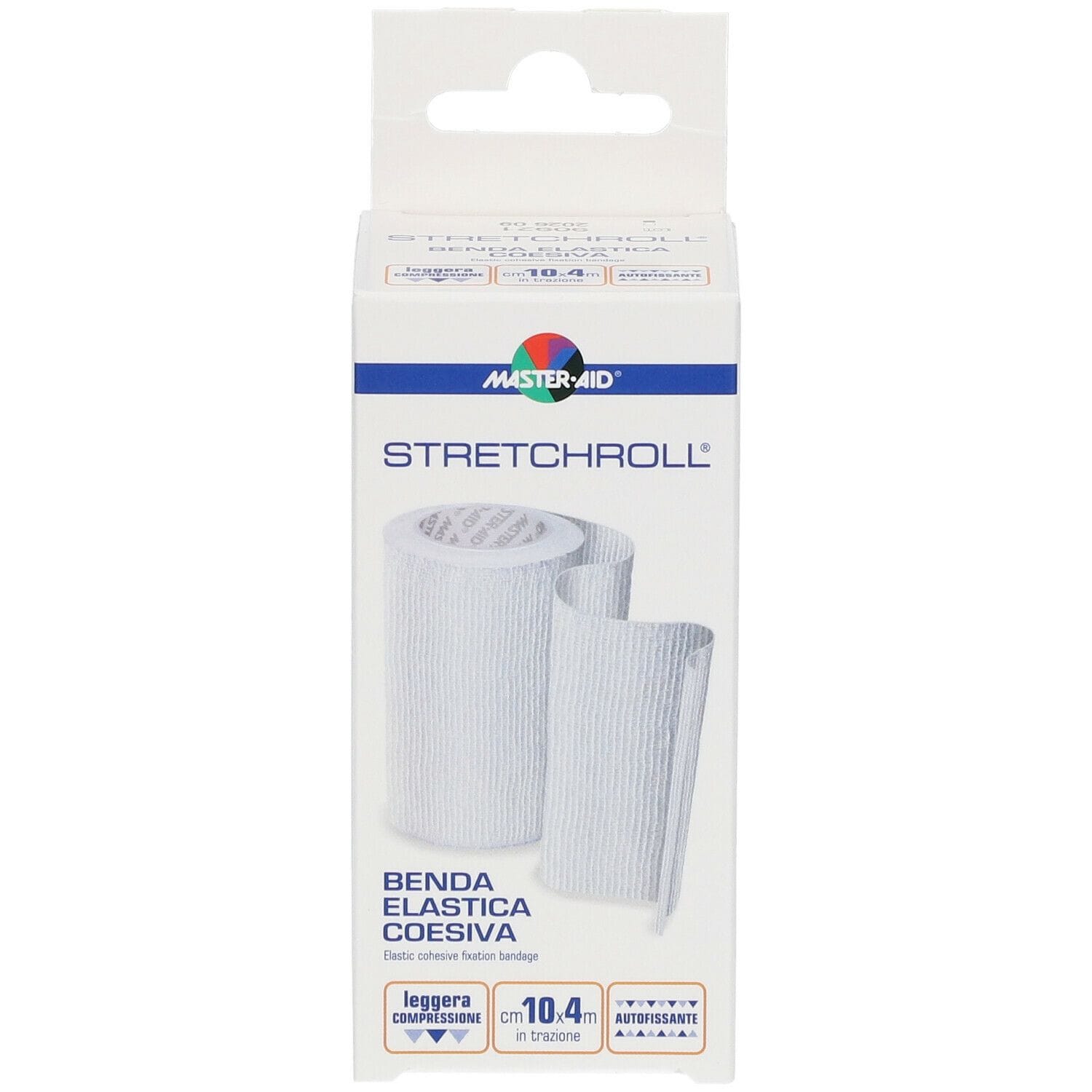 Benda Elastica Autobloccante Master-Aid Stretchroll 10x4