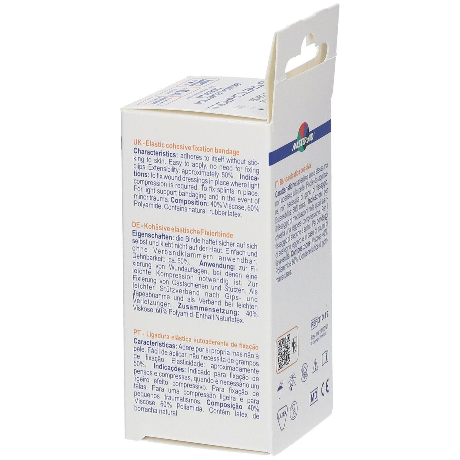 Benda Elastica Autobloccante Master-Aid Stretchroll 10x4