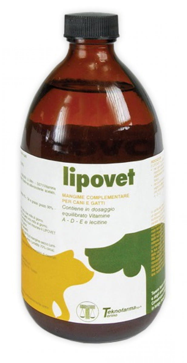 Lipovet mangime complementare per cani e gatti, 500ml
