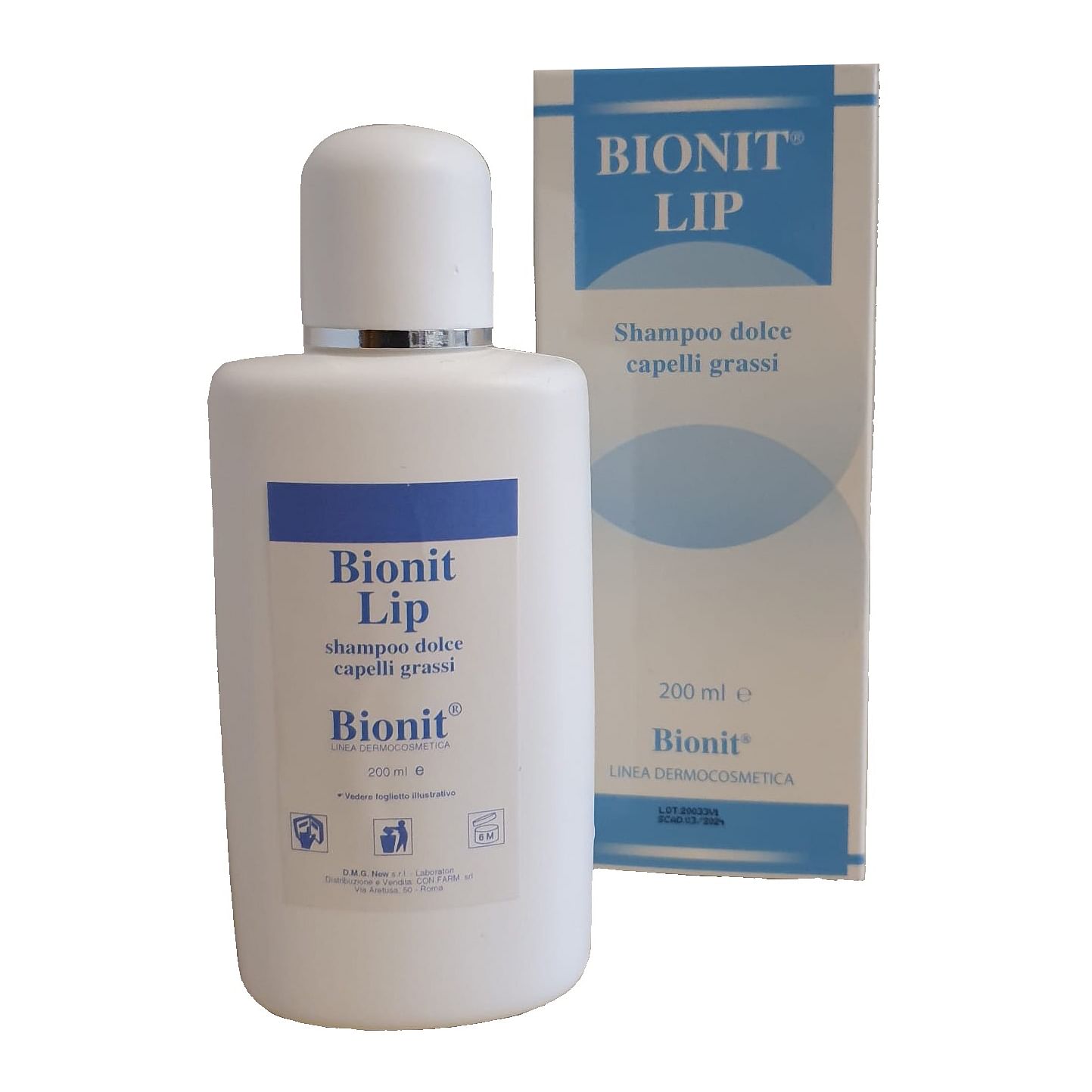 Bionit Lip Shampoo Dolce Capelli Grassi 200 Ml