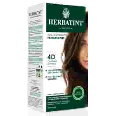 Tinta gel permanente Herbatint 4D Castano Dorato 150ml