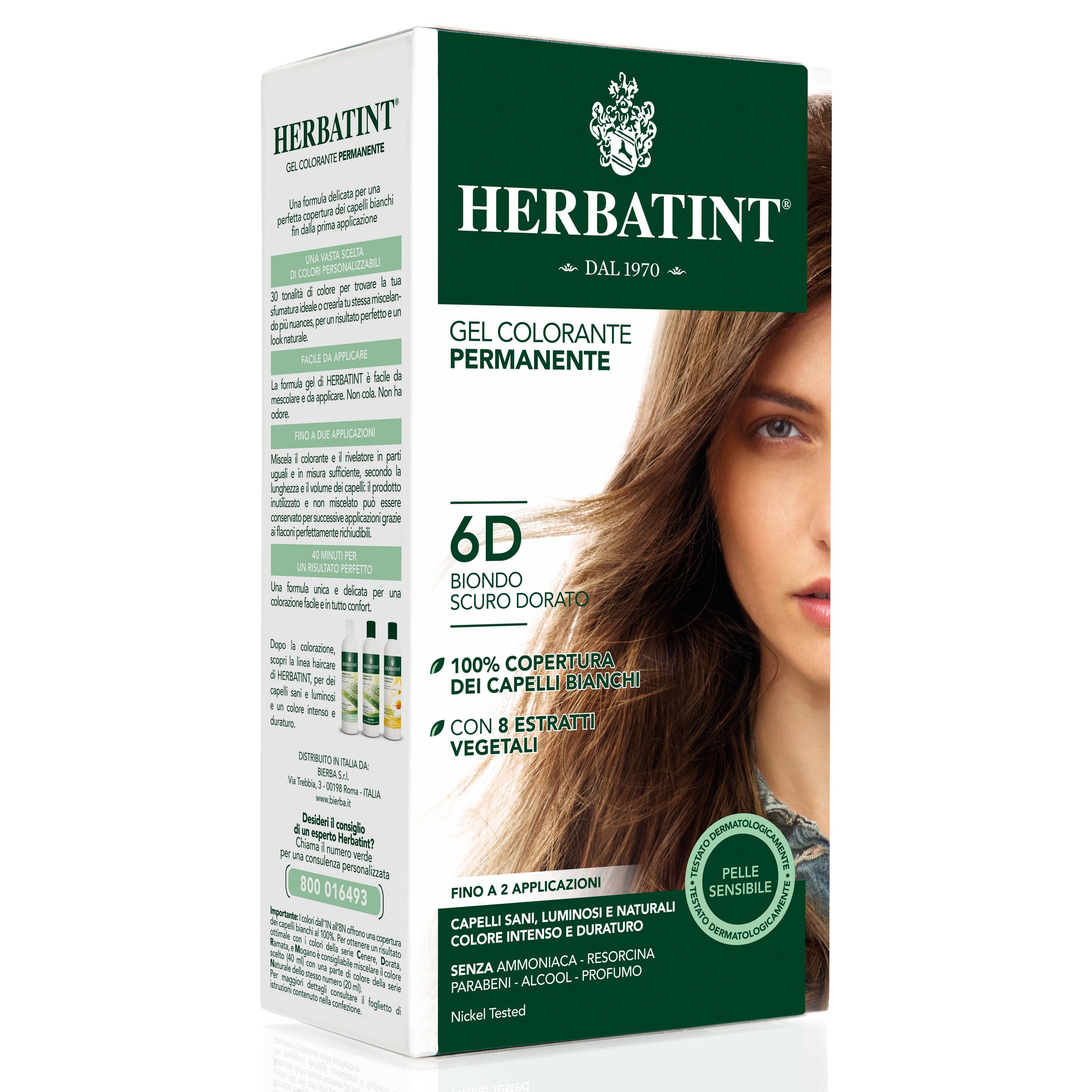 Herbatint 6 D Biondo Scuro Dorato 150 Ml