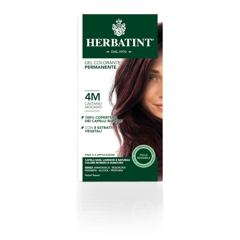 Colorante Herbatint 4M Castano Mogano senza ammoniaca 150ml