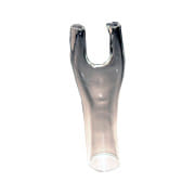 FORCELLA IN VETRO. RICAMBIO PER AEROSOLTERAPIA. CONFEZIONATO SINGOLARMENTE IN SCATOLA DI CARTONE