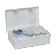 CASSETTA PRONTO SOCCORSO CARAVAN, PER L'AUTOMOBILE, IL CAMION E TUTTI GLI AUTOMEZZI. OBBLIGATORIA IN MOLTE NAZIONI EUROPEE CON CONTENUTO CONFORME ALLA NORMATIVA DIN 13164/B