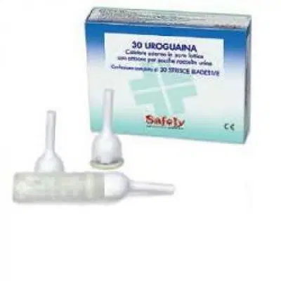 CATETERE ESTERNO CON STRISCIA BIADESIVA UROGUAINA 25 MM 30 PEZZI CATETERE ESTERNO CON STRISCIA BIADESIVA UROGUAINA 25 MM 30 PEZZI